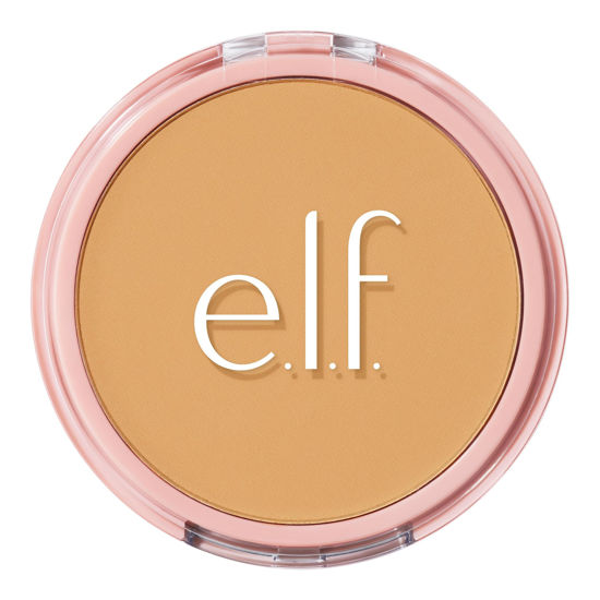 Picture of e.l.f. Halo Glow Powder Filter, Ultra-fine Finishing Powder, Smooths The Look of Pores & Fine Lines, Creates A Soft-Focus Glow, Vegan & Cruelty-Free, Medium Neutral