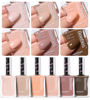 Picture of Beetles Nail Polish Set P172, 6 Colors 15ml Brown Neutral Nude Pink Nail Polish, Skin Tones Collection Quick Dry Long Lasting Finger Nail Polish Manicure DIY Nail Art Salon Home Gift For Women Girls