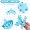 Picture of 4PCS Cute Plumeria Flower Claw Hair Clips for Women - Large, Strong Hold Beach Hair Accessories for Thick Hair (Colorful)