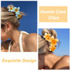 Picture of 4PCS Cute Large Hair Clips for Thick Hair, Strong Hold Flower Beach Hair Accessories for Women and Girls (Colorful)