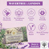 Picture of Wavertree & London Lavender Scented Natural Soap (2 Bars), 7oz Moisturizing French Triple Milled Soap Bars enriched with shea butter - Pure Plant Oil Bath & Body Soap for All Skin Types