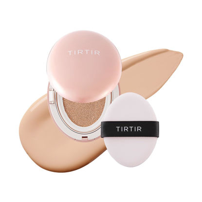Picture of [*Mini Size*] TIRTIR All Cover Pink Cushion | Korean Cushion Foundation, (#21C Cool Ivory, 0.15 Fl Oz)