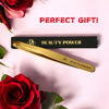 Picture of Beauty Power Professional Tweezers - Slant, Durable Lightweight German Stainless Steel, Ultra Precision Tweezers for Eyebrows, Facial Hair, Chin, and Ingrown Hair Removal - Gift (Matte Gold)