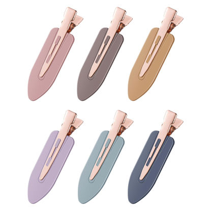 Picture of D No Crease hair clips - Creaseless No Bend Hair Clip for Woman - Hair Clips for Makeup Bangs Hair styling Salon Skincare Clips