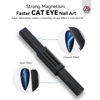 Picture of SAVILAND Cat Eye Magnetic for Nail: 9PCS Cat Eye Gel Nail Polish Magnet Tools Set Strong Suction Nail Magnet Nails Square Round Magnet Stick Diverse Cat Eye Effect Double Ended Nail Salon Art Tools
