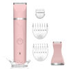 Picture of AREYZIN Bikini Trimmer for Women,Electric Razors Shaver for Bikini Legs Pubic Hair,Rechargeable Ladies Bikini Hair Trimmer Removal with Snap-in Ceramic Blades IP7X Washable Head,Wet and Dry Use,Pink