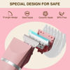 Picture of AREYZIN Bikini Trimmer for Women,Electric Razors Shaver for Bikini Legs Pubic Hair,Rechargeable Ladies Bikini Hair Trimmer Removal with Snap-in Ceramic Blades IP7X Washable Head,Wet and Dry Use,Pink