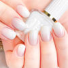 Picture of COSMOO Jelly White Nail Polish, 12ml Cream White Quick Dry Nail Lacquer for Nail Art Varnish, 0.41 fl oz