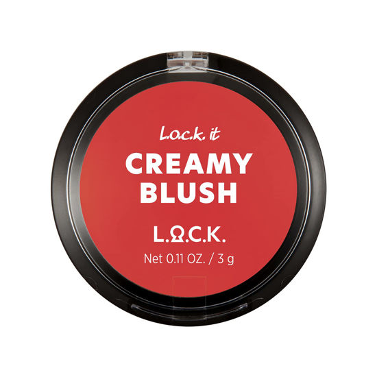 Picture of L.O.C.K. Color Creamy Blush [02 Coral Pink], Cream Blusher Cheek makeup Lock color