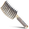 Picture of EKONAER Detangling Brush Boar Bristle Hair Brush,Suitable for Men, Women & Kids’ Long Curly Wet or Dry Hair,EKONAER Hairbrush for Thick Make Hair Shiny & Healthier(Gold)