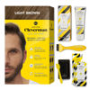 Picture of Cleverman Light Brown Hair & Beard Dye for Men, All-in-One Reusable Kit - Mens Color For Natural-Looking Gray Coverage, Professional-Quality and Ammonia-Free for Hair, Beard & Gray Mustache