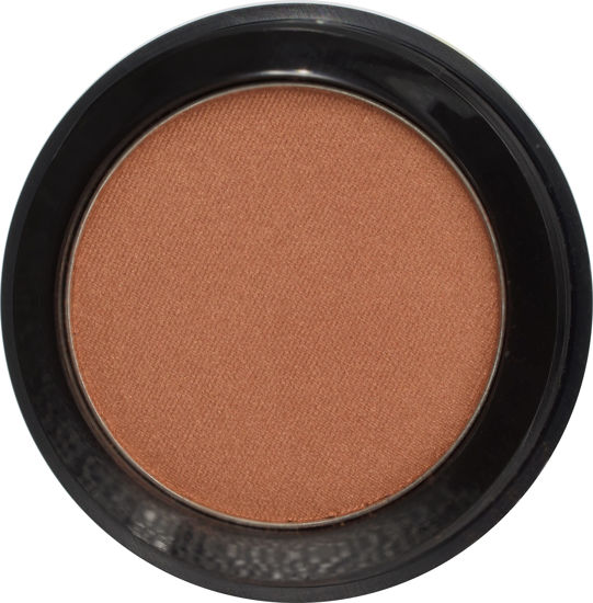 Picture of Pure Ziva Copper Penny Tan Matte Semi Shimmering Opaque Pressed Powder Single Vegan Eyeshadow; Talc, Paraben & Cruelty Free