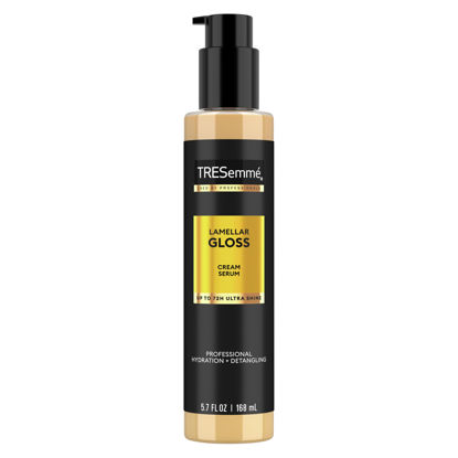 Picture of TRESemmé Hydrating & Detangling Cream Serum Lamellar Gloss Ultra Shine Up to 72H, 5.7 Fl Oz