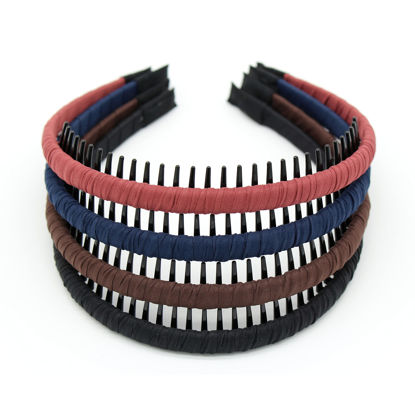 Picture of JOBAND teeth comb headbands for women with hair hairbands fashion hair accessories Non-slip head bands ladies hair hoop(4 color)
