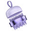 Picture of SHINLEA 2 in 1 Scalp Massager Shampoo Brush with Soft Silicone Bristles for Hair Growth and Dandruff Removal, Hair Brush Head Massager Scalp Scrubber Exfoliator for Both Wet and Dry Use (Purple)