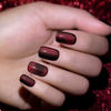 Picture of RARJSM Burgundy Cat Eye Gel Nail Polish Diamond Dark Black Red Cateye Velvet Glitter Gel Polish 15ml Single Bottle with Magnet Stick UV LED Curing Requires Soak Off for Home Salon Christmas Manicure