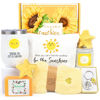 Picture of Get Well Soon Gift Baskets for Women, 9pcs Care Package for Women, After Surgery Recovery Gifts for Women, Feel Better Gifts Thinking Of You Gifts - Sending You Sunshine Box for Sick Friend