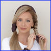 Picture of RobeCurls Heatless Hair Curler Set - Satin Curling Headband for Natural, No-Heat Curls - Sleep in Overnight Styling Tool with 2 Scrunchies for Women - Easy and Gentle on Hair (Mocha)