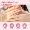 Picture of CANNI 6Pcs 9ml Pink Gel Nail Polish Set- Hot Pink Gel Polish Kit DIY at Home Salon Valentines Day Christmas New Year's Gifts for Girls