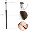 Picture of Fine Angled Eyeliner Brush, JASSINS Ultra thin Precision EyeLiner Makeup Brushes Set, Fine Point Eyeliner Brush, Synthetic Bristles Eye Makeup Tool (3 Pcs)