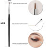 Picture of Fine Angled Eyeliner Brush, JASSINS Ultra thin Precision EyeLiner Makeup Brushes Set, Fine Point Eyeliner Brush, Synthetic Bristles Eye Makeup Tool (3 Pcs)