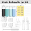 Picture of Redfly 17PCS Travel Bottles for Toiletries, TSA Approved Travel Size Containers, Leak Proof Travel Containers for Toiletries, Silicone Travel Kit for Shampoo, Conditioner, Lotion & Creams Gray