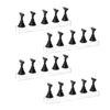 Picture of 4 Sets Black Nail Stand for Press on Nails Display, Magnetic Fake Nail Tips Holder for Painting Nails Practice, Beginner Acrylic Nail Art Kit Accessories, Nail Salon Equipment and Decorations