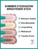 Picture of Erinde 4 Colors Eyeshadow Stick, Eye Brightener Stick, Shimmer Creamy Eye Shadow Makeup, Long Lasting Waterproof Glitter Highlighter Eye Liner Pencil Set