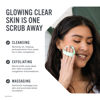 Picture of Sud Scrub® Antimicrobial Silicone Face Scrubber, 1 Pack, Gentle Face Exfoliator for Sensitive Skin, Eco Friendly Facial Cleansing Brush, Exfoliating Face Brush for Men and Women (Charcoal)