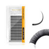 Picture of NAGARAKU Eyelash Extensions Individual Lashes 0.05mm D curl 8mm Classic Super Matte Black Soft Natural Faux Mink 16 rows Stable curl