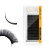Picture of NAGARAKU Eyelash Extensions Individual Lashes 0.07mm C curl 15mm Classic Super Matte Black Soft Natural Faux Mink 16 rows Stable curl