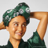 Picture of Kitsch Harry Potter x Satin Microfiber Hair Towel Wrap for Women - Valentines Gift for Her, Super Absorbent, Quick Dry, Anti-Frizz, for Long & Short Hairs, Turbans for Women, Hair Wrap - Slytherin