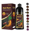 Picture of Natural Chestnut Brown Hair Dye Shampoo 3 in 1, Instant Brown Hair Shampoo, Hair Color Shampoo, Shampoo Para Canas Mejur & Champu Para Canas, Shampoo Hair Dye (Chestnut Brown)