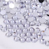 Picture of 1000 Pieces SS20 5mm Flatback Rhinestones Clear Glass Round Gems Crystals for Nail Art DIY Crafts Clothes Shoes Bags （White）