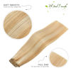 Picture of WindTouch Clip In Hair Extensions Human Hair Balayage Honey Blonde to Blonde 20Inch 70g #27p613 7PCS Remy Hair Extensions for women