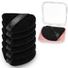 Picture of CUPID CARE 6 Pcs Triangle Powder Puff with 2 Travel Cases, Setting Powder Puffs for Face Powder and Foundation, Soft Velour Makeup Puff for Loose Powder Body Powder, Skin-Friendly, Beauty Makeup Tools