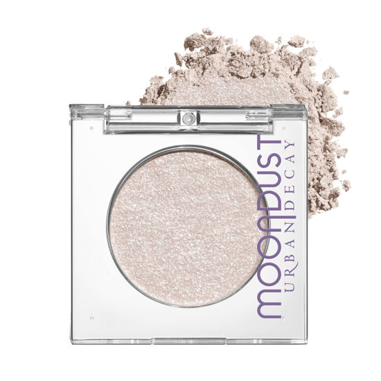 Picture of Urban Decay 24/7 Moondust Glitter Eyeshadow Single (Cosmic - Sheer White Sparkle), Buildable Sparkly Eye Glitter, Long-lasting Shimmer Finish, Reflective Eye Shadow Topper - 0.06 oz