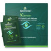 Picture of NOVEHA Demodex Eyelid & Lash Wipes | Box Of 60 Individually Wrapped Extra Strength Cleansing Eyelash Wipes - Battle Itchy & Irritated Eyes associated with Demodex Mites, Naturally Remove debris
