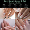 Picture of Medium Almond Nail Tips, 216pcs Acrylic Fake Nails Soft Gel X Nail Tips, Full Cover Pre-Shaped Matte Clear Press on Nails for Extension, Diy at Home Manicure 12 Sizes