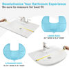 Picture of Sink Topper Foldable Sink Cover - Silicone Beauty Makeup Brush Cleaning Mat - Hot Tools Organizer - Bathroom Must Have Accessory for Extra Space & Storage Saver - Traveling - Standard, Pacific Blue