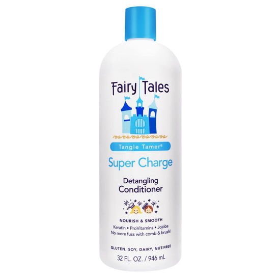 Picture of Fairy Tales Tangle Tamer Super Charge - Detangling Conditioner for Kids - Paraben Free, Sulfate Free, Gluten Free, Nut Free- 32 oz