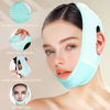 Picture of Beiskll Reusable V Line Lifting Mask with Chin Strap, V Shaped Face Mask for Sagging, Jaw Exerciser (Light Blue)