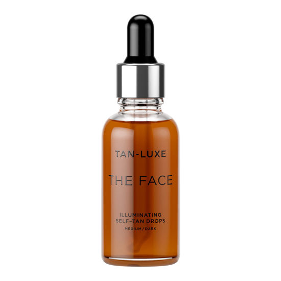 Picture of TAN-LUXE The Face - Illuminating Self-Tan Drops to Create Your Own Self Tanner, 30ml - Cruelty & Toxin Free - Medium/Dark