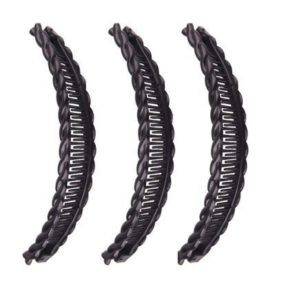 Picture of New 1st Choice Clincher Combs Banana Clips - Hair Grip Comb, Fishtail Ponytail Clamp, Long Hair Accessory for Girls and Women