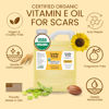 Picture of Organic Vitamin E Oil Bulk - 32oz USDA Certified 100% All Natural Plant Based - Light and Unscented Great for Scars After Surgery - For Face, Skin and Nails - Anti-Aging, Reduce Appearance of Wrinkles