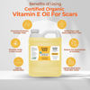 Picture of Organic Vitamin E Oil Bulk - 32oz USDA Certified 100% All Natural Plant Based - Light and Unscented Great for Scars After Surgery - For Face, Skin and Nails - Anti-Aging, Reduce Appearance of Wrinkles