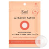Picture of Rael Pimple Patches, Miracle Microcrystal Vitamin C Dark Spot Cover - Hydrocolloid Patch with Glutathione and Niacinamide, Treatment for Post Acne, Korean Skin Care, Vegan, Cruelty Free (9 Count)