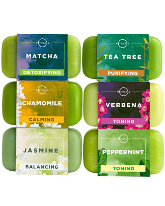 Picture of O NATURALS Bar Soap for Men - 6-Pcs Mens Soap Bar - Natural Soap - Men Bar Soap - Body Soap Bars - Natural Soap for Men - Organic Men's Soap Bars - Exfoliating Soap Bar - Herbal Essential Oils