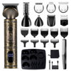 Picture of Scttomon Beard Trimmer Kit Professional Hair Clipper Trimmer Zero Gapped T-Blade Trimmer Electric Shaver Razor Nose Body Trimmer for Men Cordless Grooming Kit 7 in 1