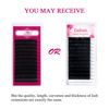 Picture of Lash Extension 0.05mm D Curl 15-20mm Mixed Classic Eyelash Extension Matte Black Individual Lashes Professional Salon Use Eyelash Extension Single Eyelashes by FADVAN (0.05mm-D, 15-20mm Mix)